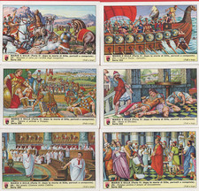 FIGURINE CAFFE LAVAZZA SERIE N°232  MARIO E SILLA (PARTE II)