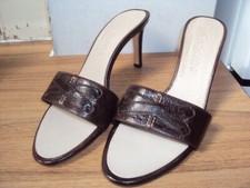 SLIDE MULES "SIDNEY" IN PELLE
