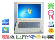 PORTATILE  SONY VAIO PCG-5K2M   CPU INTEL CORE2DUO T8100   14"  WINDOWS 7/11