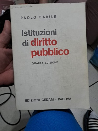 Paolo barile istituzioni - barile, di
