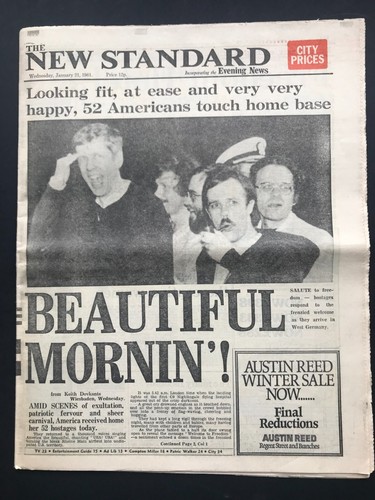 January 1981 newspaper iran - 1981,