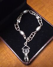 Bracciale in argento 925 GIOVANNI RASPINI con angioletto trapezista