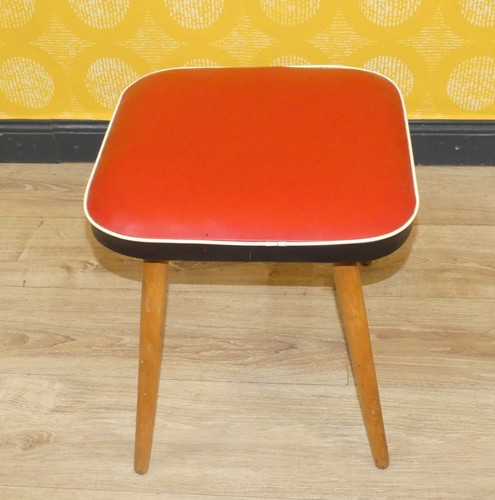 Sgabello anni molle legno - sgabello,