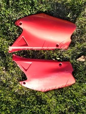 Fianchetti Laterali Honda Cr 125-250 Moto Plastiche Motocross Rosso