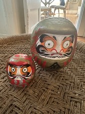 Set of 2 Japanese Daruma Doll