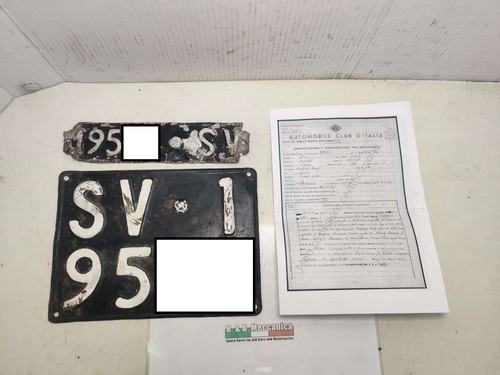 Targhe fiat 500 topolino - fiat,