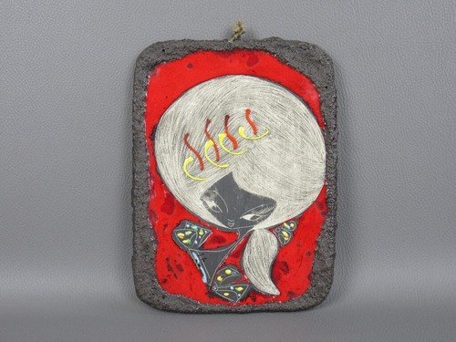 Quadro ceramica effetto - , lava