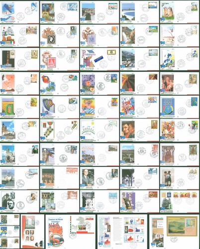 2001 italia fdc filigrano - 2001,