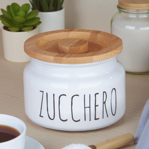 Zuccheriera legno coperchio - legno,