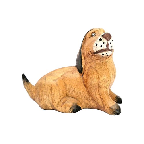 Scultura cane bassotto - cane,