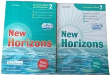 NEW HORIZONS STUDENT AND HOMEWORK BOOK 2 - 9780194795845 COME NUOVO