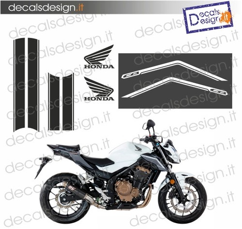 Kit adesivi per moto - adesivi, honda