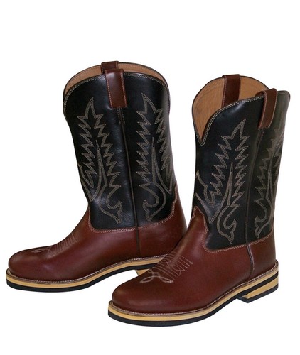 Stivali western roper pelle - western,