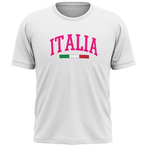 Shirt bambina rosa italia - rosa,