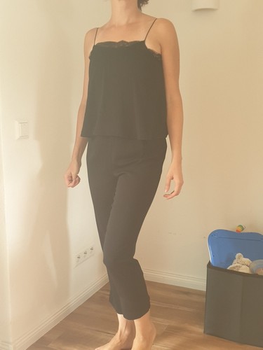 Zara basic tuta lunga donna - basic,