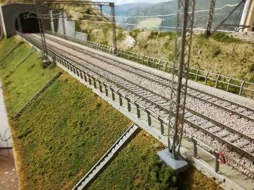 Diorama plastico ferroviario - diorama,