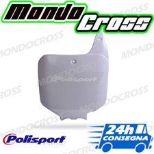 Tabella portanumero anteriore POLISPORT Bianco HONDA CR 250 1996 (96)!