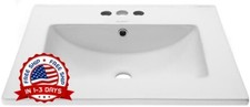 Lavabo de cerámica de 24" con