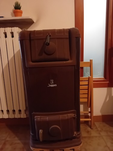 Stufa vintage legna zoppas - vintage, a