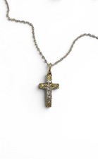 Collana Con Croce 45cm In Oro