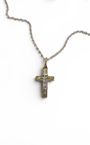 Collana con croce - con, in