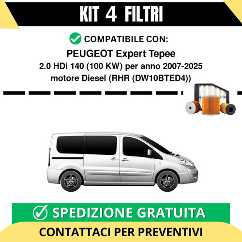 Kit filtri tagliando - kit,