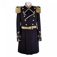 Cappotto uomo blu navy lana