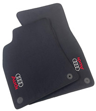 Tappetini auto Audi A4 B8 (8K) BERLINA e SPORTBACK 2007-2015 VELLUTO 2 LOGHI