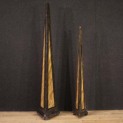 Obelischi legno laccato - legno,