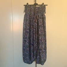 PANTALONI ALLA TURCA IN PURA SETA INDIANA