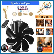 Wood Stove Fan Heat Powered