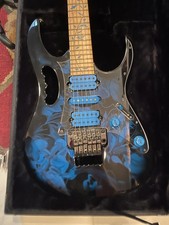 Chitarra elettrica Ibanez JEM77P JP-01 BFP blu con custodia rigida usata dal ...
