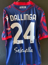 Maglia Dallinga Bologna match worn indossata coppa italia  2024-25 trikot goal