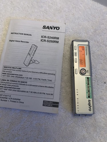 Sanyo icr s240rm registratore - icr-s240rm,