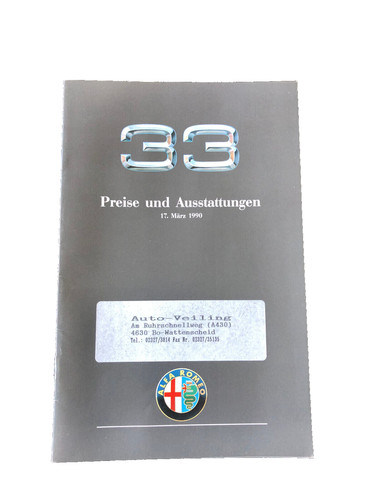 Brochure alfa romeo - brochure,