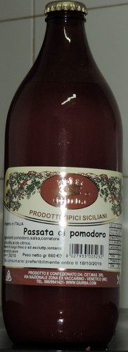 Passata pomodoro sicilia - di, (