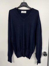 Ballantyne Maglione Tg. 44 (M) Made in Scozia, blu