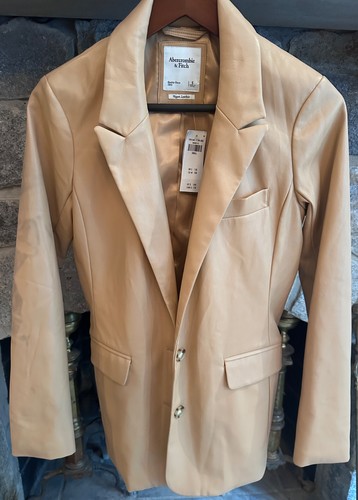 Blazer abercrombie pelle - abercrombie, s