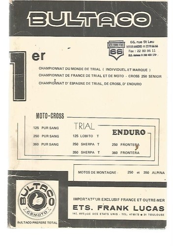 Bultaco 125 250 360 pur - &,