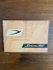 Uso e Manutenzione - Simca 1000