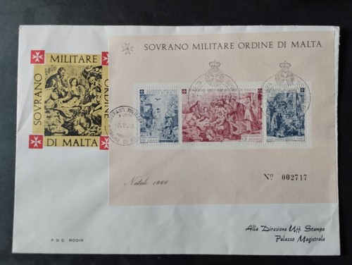 Busta fdc smom sovrano - fdc,