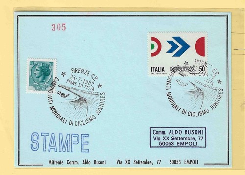 Marcofilia italia campionati - italia,