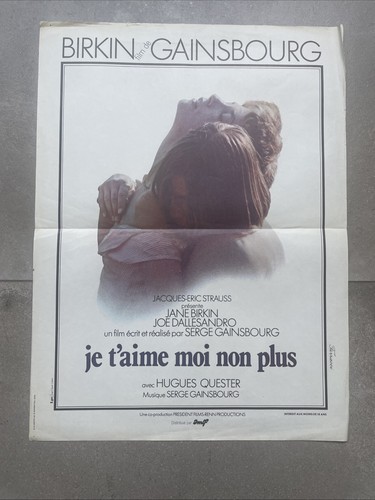 Affiche originale t aime - originale, t'aime