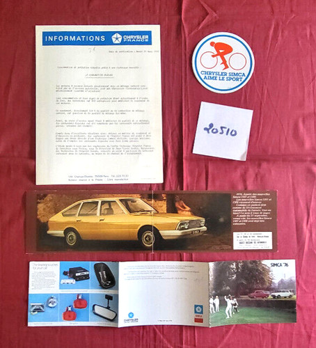 20510 simca chrysler - simca,