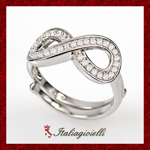 Splendente anello infinito - anello,