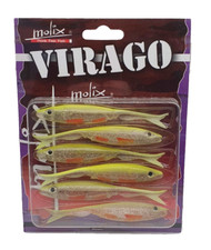 Esche in silicone MOLIX Virago - Mis. 4" - 10 cm - Pezzi 6 - R405