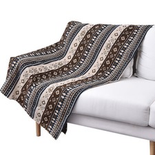 Tessuto ciniglia a righe 1M