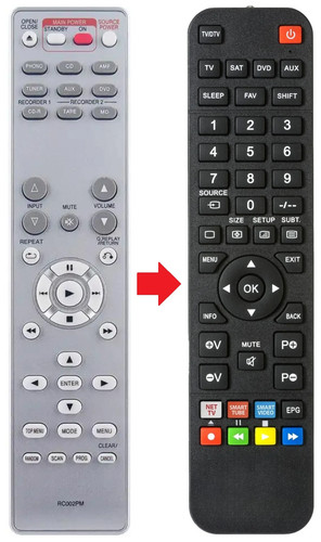 Telecomando adatto per marantz - per,