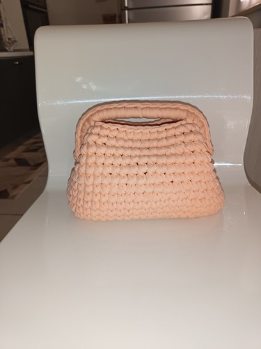 Borsetta rosa salmone chiaro - borsetta,