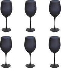 Set 6 calici vetro effetto